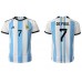 Maillot de foot Argentine Rodrigo de Paul #7 Domicile vêtements Monde 2022 Manches Courtes